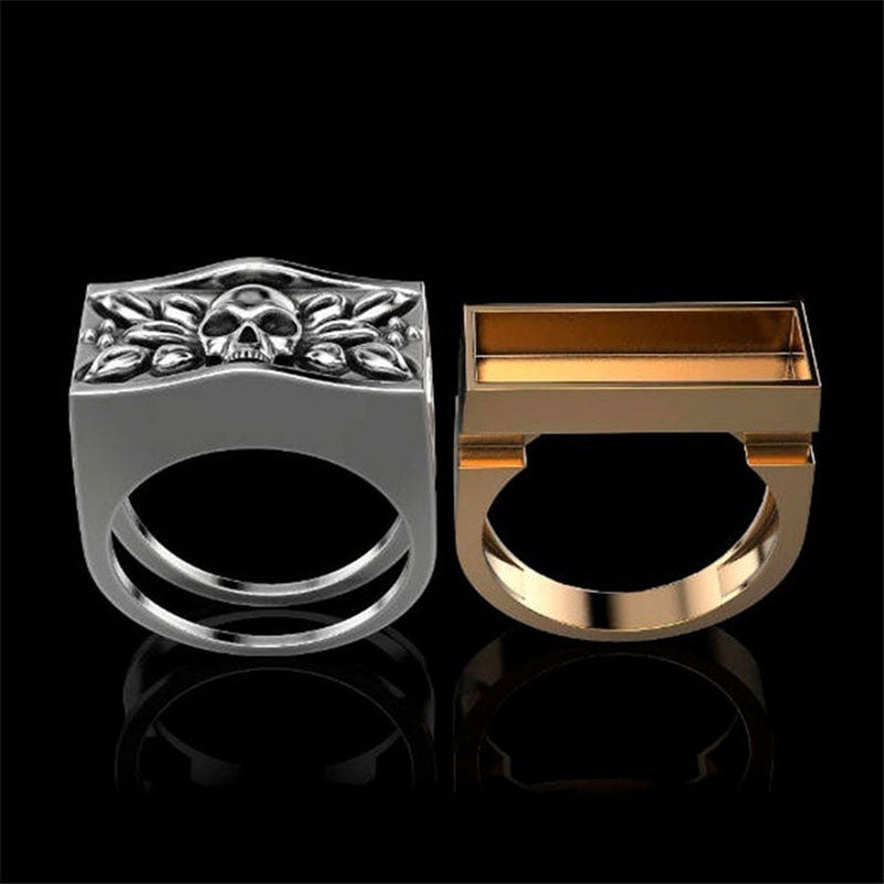 Punk Style Skull Couple Rings