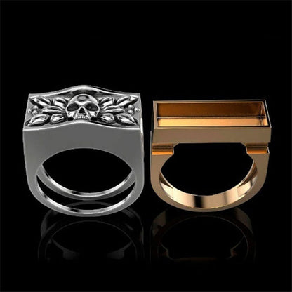 Punk Style Skull Couple Rings