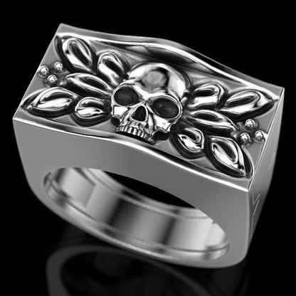 Punk Style Skull Couple Rings