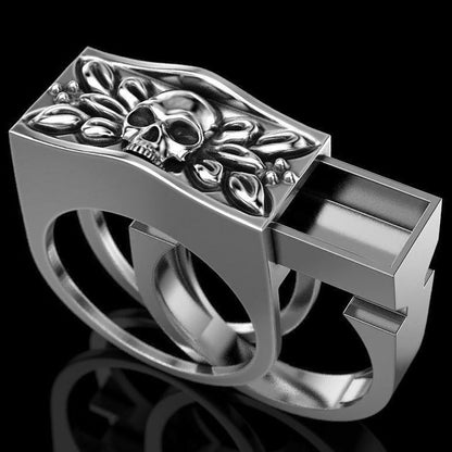 Punk Style Skull Couple Rings