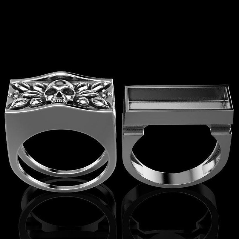 Punk Style Skull Couple Rings