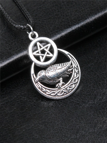 Crow Star Men's Fashion Punk Necklace