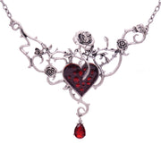 Punk Gothic Rose Winding Thorns Necklace