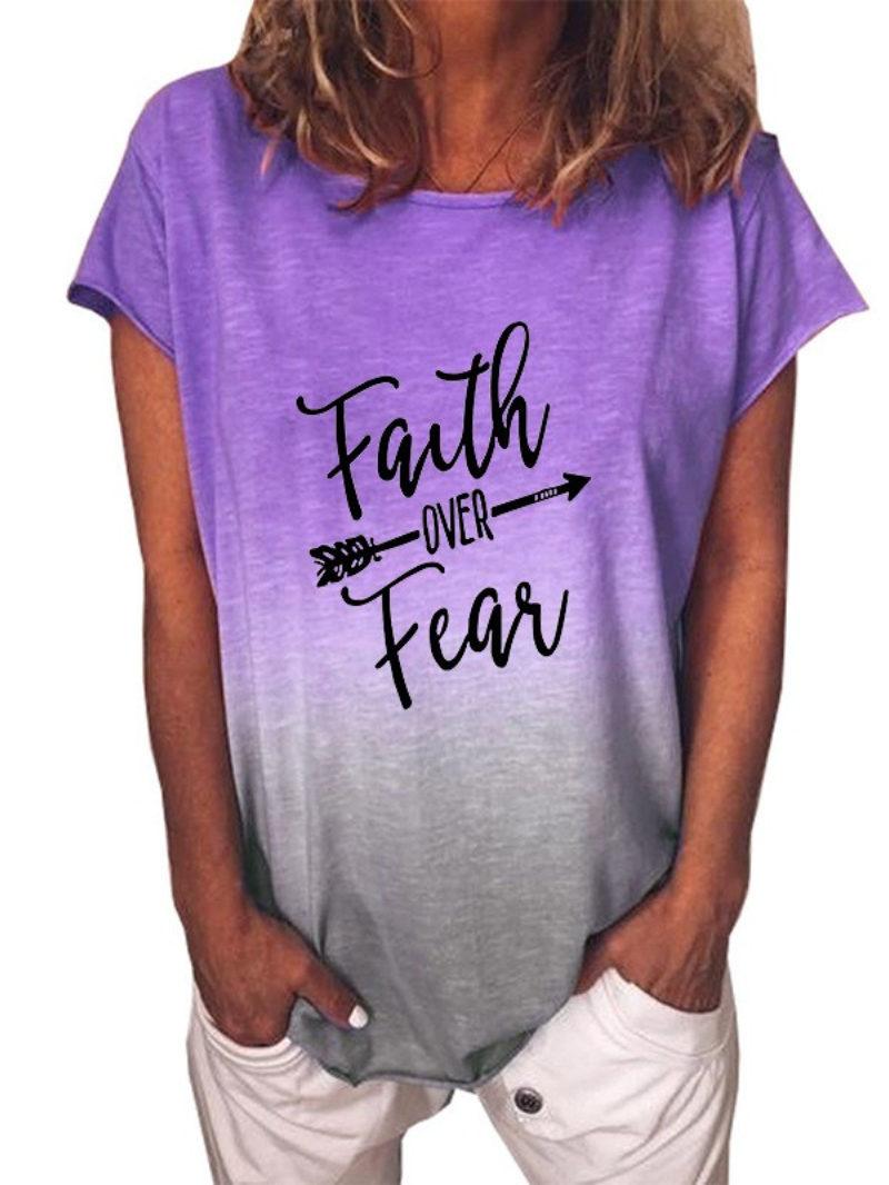 Faith Over Fear Gradient T-shirt