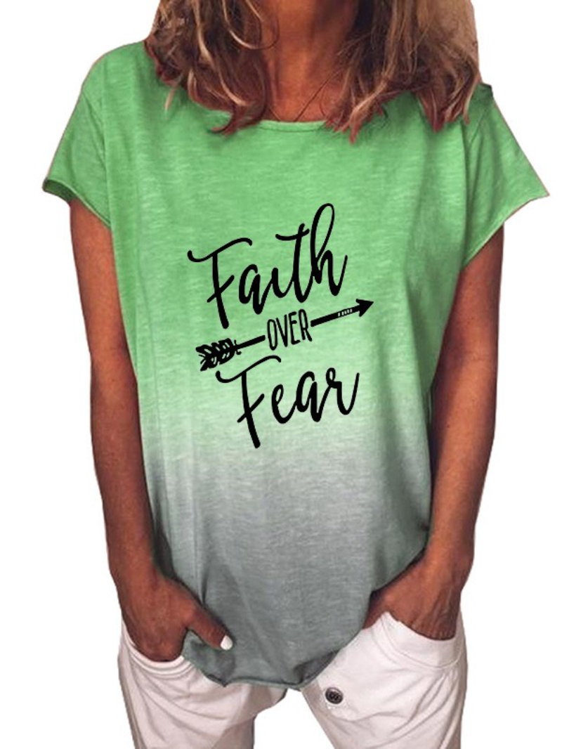 Faith Over Fear Gradient T-shirt