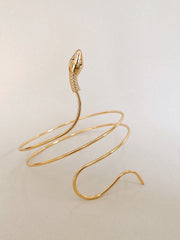 Exaggerated Twisted Winding Snake Armband Bracelet