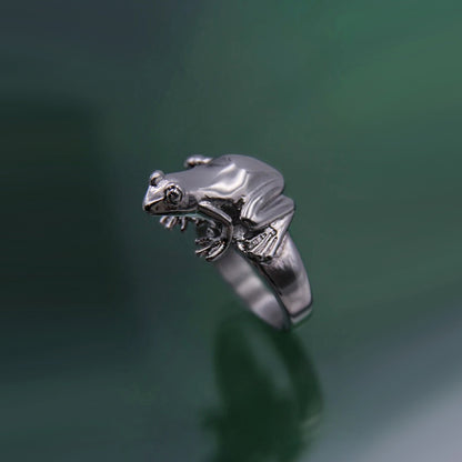 Punk Retro Death Skull Animal Ring