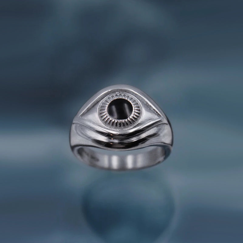 Punk Retro Totenkopf Tier Ring 