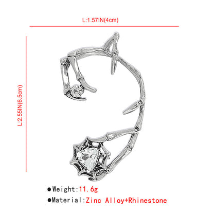 Stylish Claw Shape Rhinestone Ear Hook