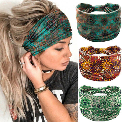 Bohemian Mandala Print Sports Headband