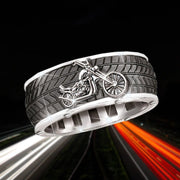 Motorbike Tire Fashion Men's Ring