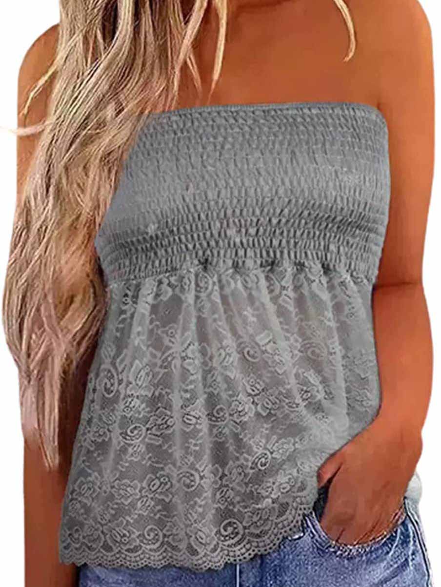 Lace Stitching Chest Wrap