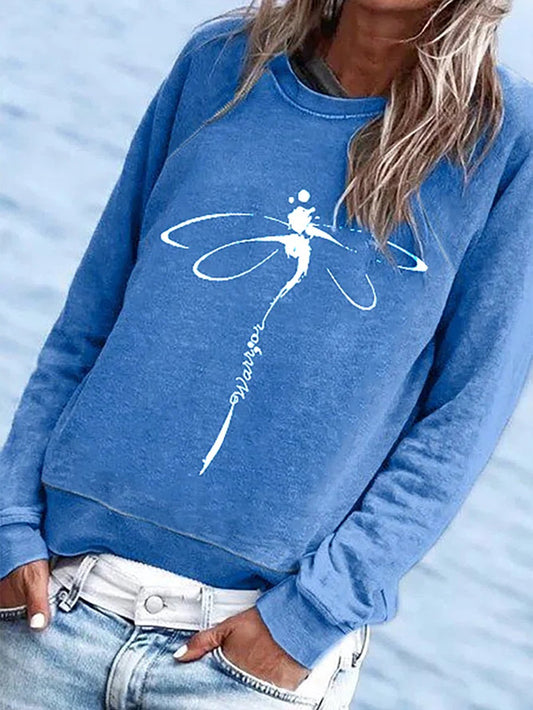 Kapuzenpullover und Sweatshirts mit Libellen-Print 