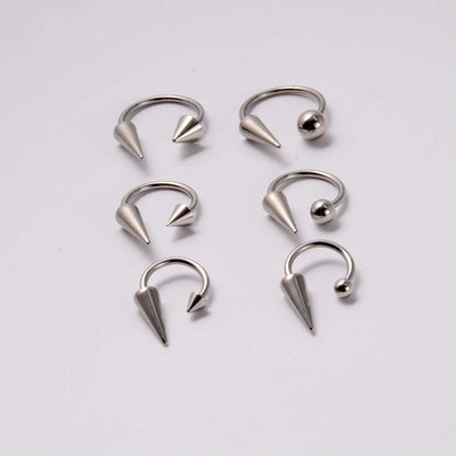 Punk Lip Ring Cartilage Hoop Earring