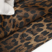 Sac porté épaule vintage à imprimé léopard 