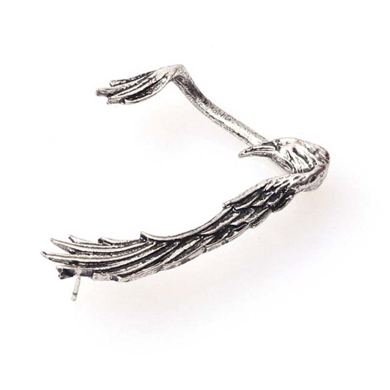 Retro Crow Bat Crawler Ear Cuff