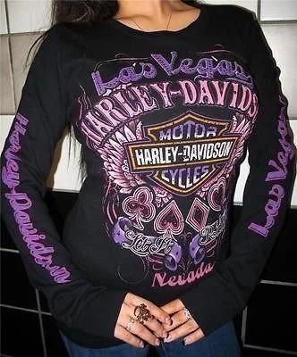 Vintage Harley-Davidson Langarmhemd