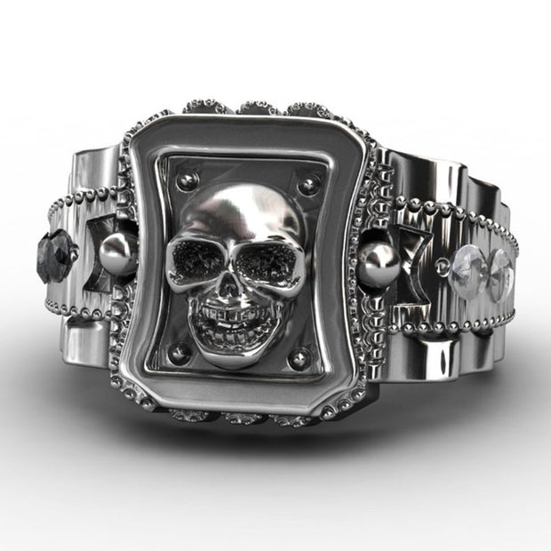 Men's Punk Style Skull Ring