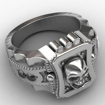 Men's Punk Style Skull Ring