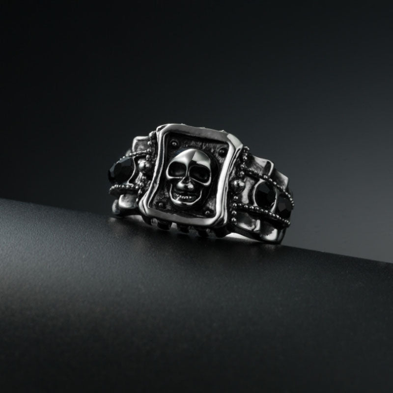 Men's Punk Style Skull Ring