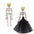 Crowned Skull King And Queen Earrings