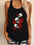 Punk Skull Printed Women's Tank Top