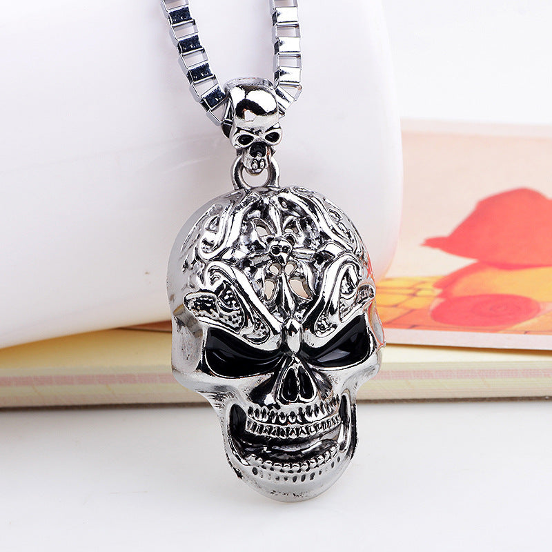 Fashion Hiphop Skull Pendant Necklace