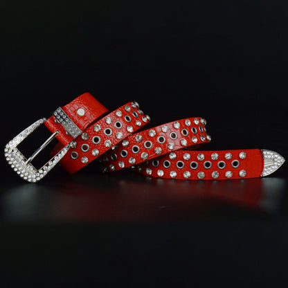 Ceinture pour femme en strass brillant à la mode 