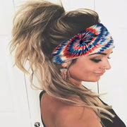 Casual Knitted Printed Elastic Headwrap