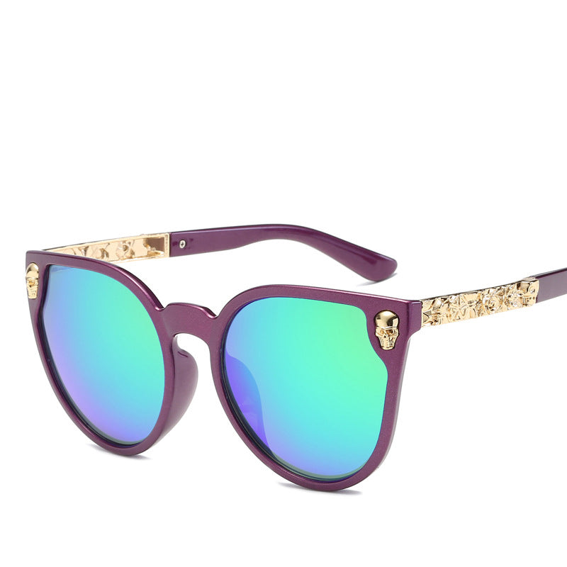 Colorful Skull Decoration Sunglasses