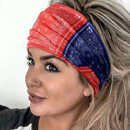 Casual Geometric Pattern Wide Headband