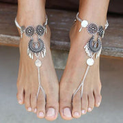 Bohemian Ethnic Style Hollow-Out Anklet