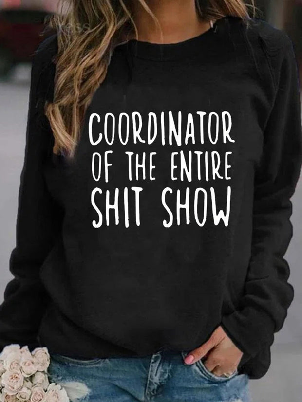 Coordinateur de l'ensemble du Shit Show Sweats à capuche et sweat-shirts 