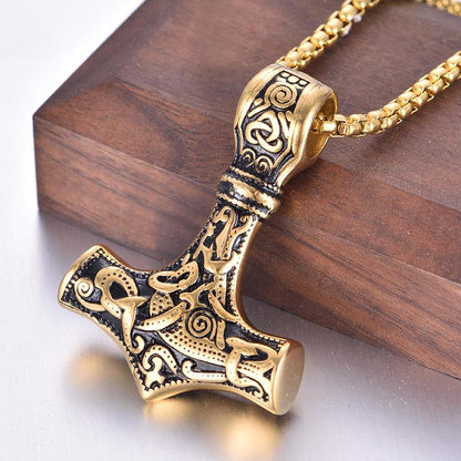 Men's Stainless Steel Vikings Necklace