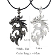 Halskette mit Anhänger „Fierce Dragon“ für Herren 