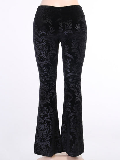 Retro Flared Hem Women's Pants