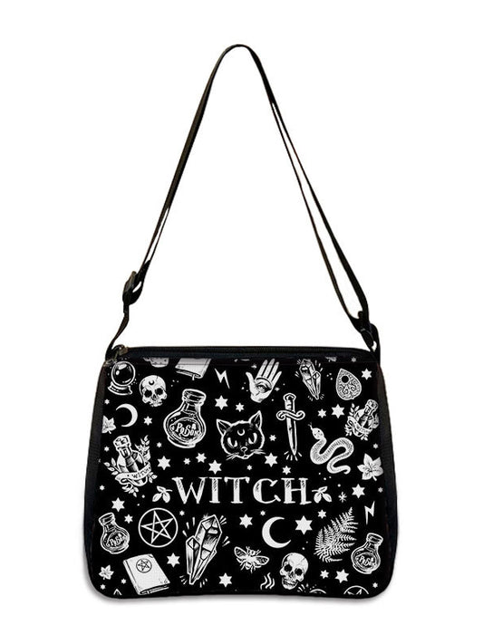 Cat Print Shoulder Bags