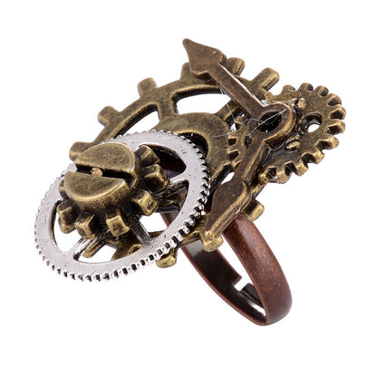 Ring im Vintage-Steampunk-Stil 