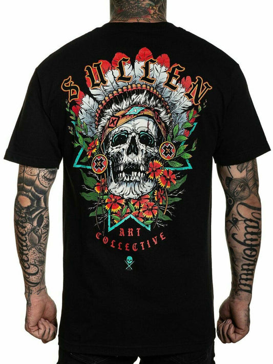 Sullen T-Shirt mit Totenkopf-Aufdruck für Herren 