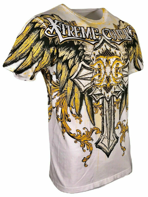 Wings Cross Casual Printed T-Shirt