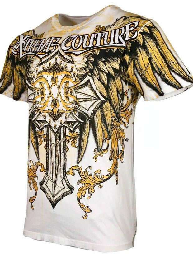 Wings Cross Casual Printed T-Shirt