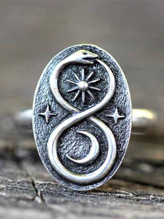 Snake Sun Moon XINGX Ring