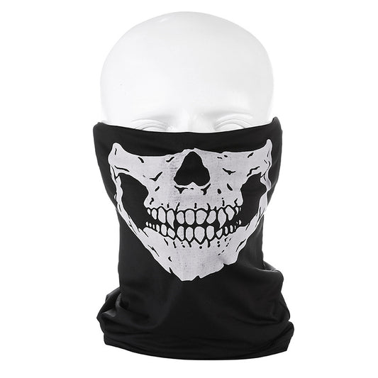 Masque facial de guêtre de cou de cyclisme de crâne 