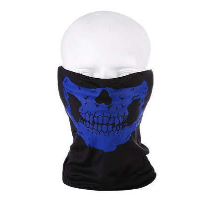 Masque facial de guêtre de cou de cyclisme de crâne 