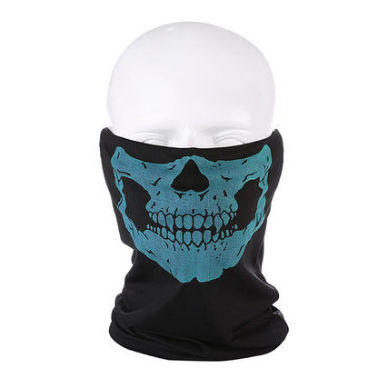 Masque facial de guêtre de cou de cyclisme de crâne 