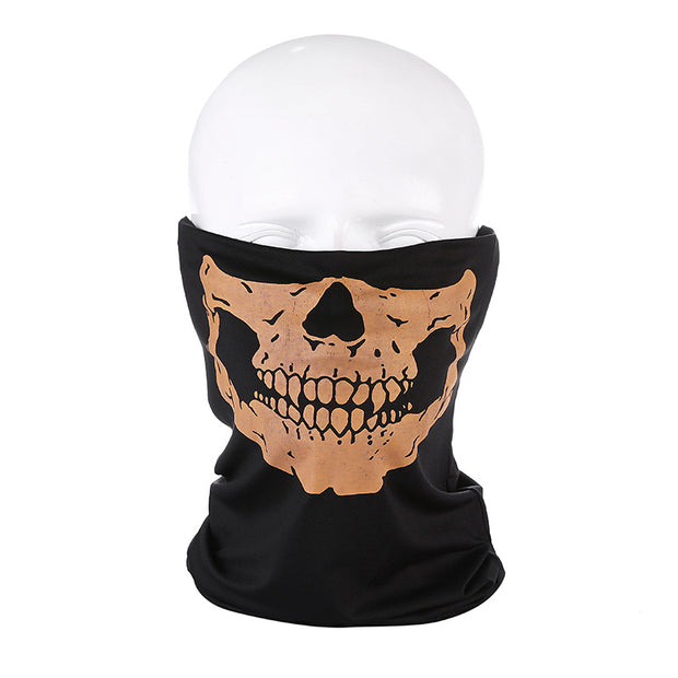 Skull Cycling Neck Gaiter Face Mask
