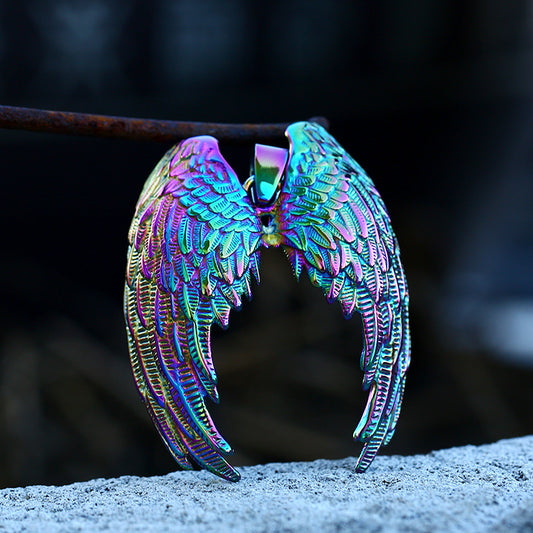 Stainless Steel Wings Pendant