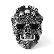 Retro Punk Skull Ring