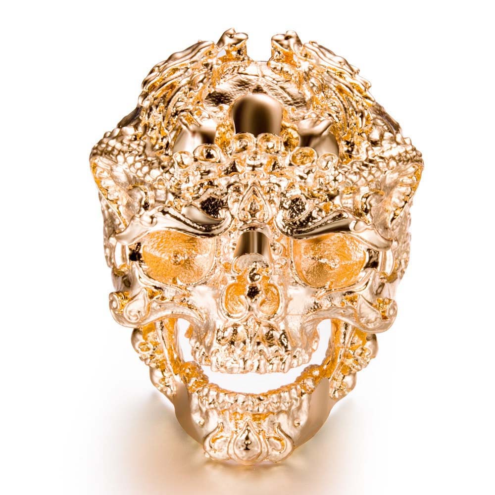 Retro Punk Skull Ring