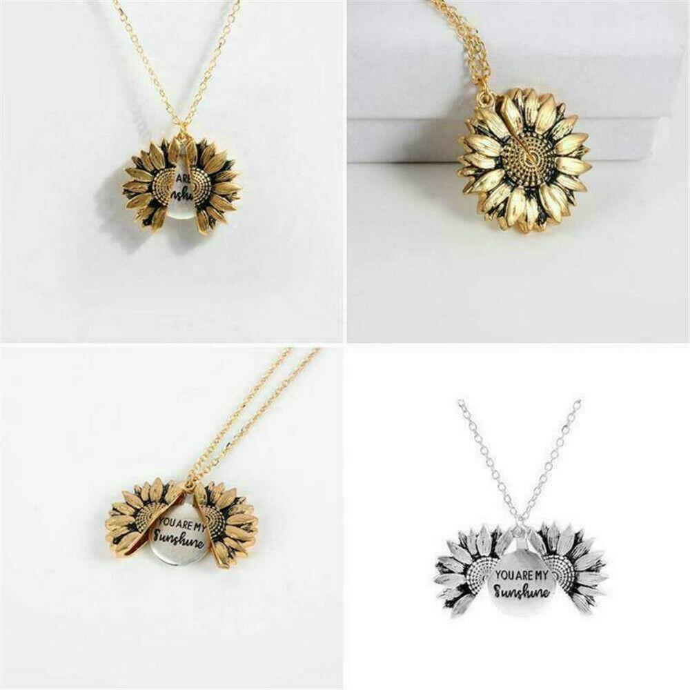 Sunflower Alloy Floral Collarbone Chain